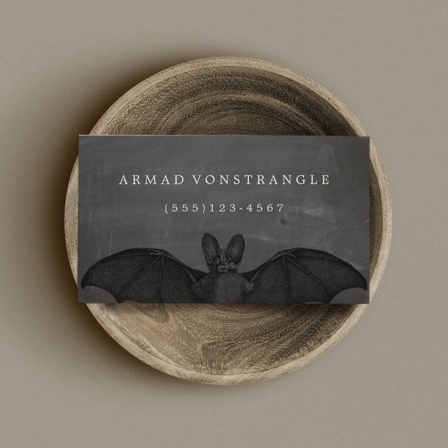 Vampire Bat Halloween Visitenkarte (Von Creator hochgeladen)