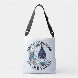 Vampire Bat Quarter Moon Crossbody Bag Tragetaschen Mit Langen Trägern