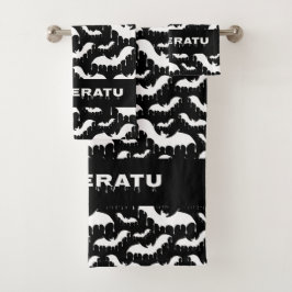 Vampire Bats Nu Goth Gothic Badhandtuch Set