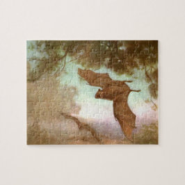 Vampire Bats von CE Swan, Vintage Wildtiere Puzzle