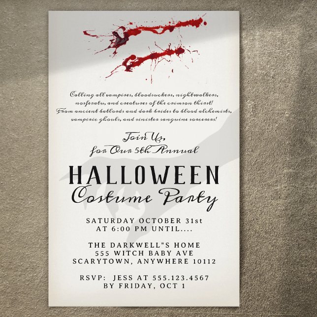 Vampire Bloodsuckers Halloween-Party Flyer (Von Creator hochgeladen)