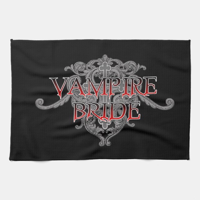 Vampire Bride Handtuch (Horizontal)