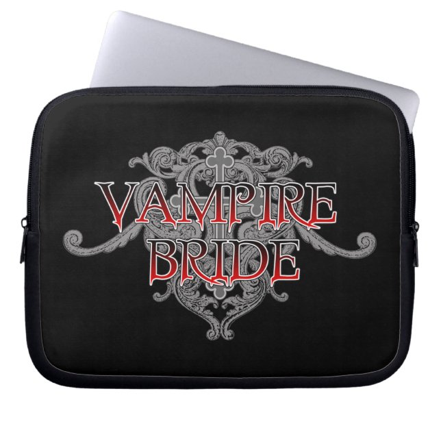 Vampire Bride Laptop Bag Laptopschutzhülle (Vorderseite)