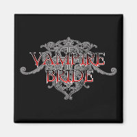 Vampire Bride Magnet