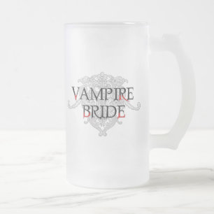 Vampire Bride Mattglas Bierglas