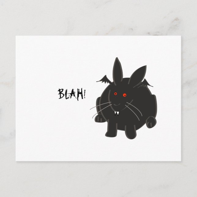Vampire Bunneh Postkarte (Vorderseite)