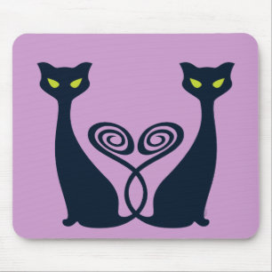 Vampire Cat Duo Mousepad