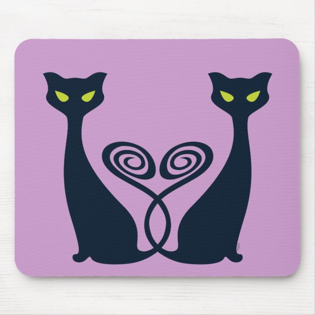 Vampire Cat Duo Mousepad (Vorne)