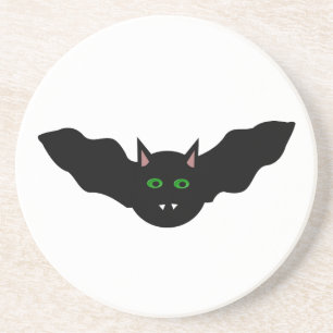 Vampire Cat Faced Bat Halloween Untersetzer