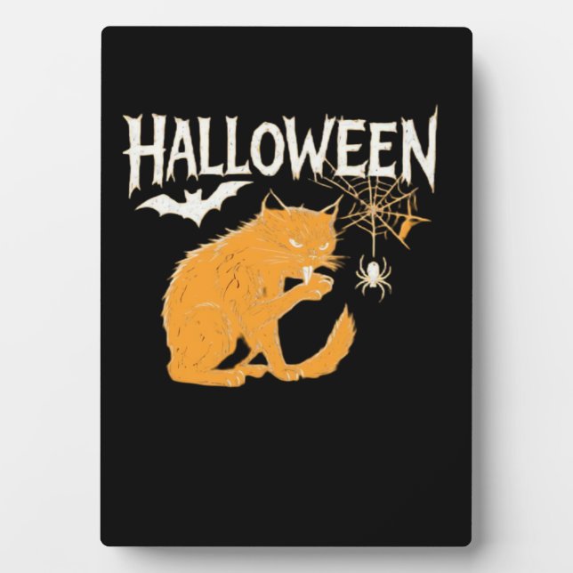 Vampire Cat's Halloween Classic T-Shirt Fotoplatte (Vorderseite)