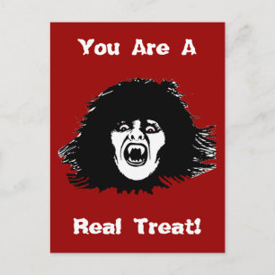 Vampire Chick ist eine echte Leckerei Postkarte