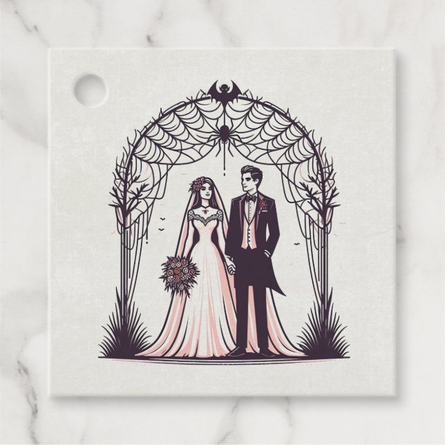 Vampire Couple Geschenkanhänger (Vorderseite)