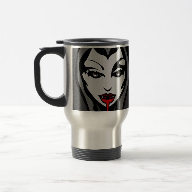 Vampire Cup Vampire Geschenke Reisemugge Reisebecher (Links)