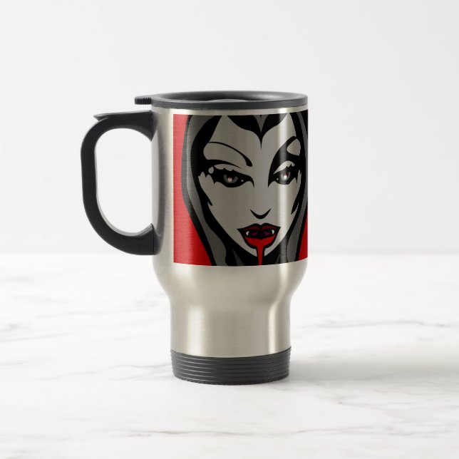 Vampire Cup Vampire Gifts Halloween Travel Mugs Reisebecher (Links)