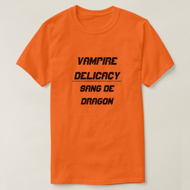 Vampire Delicacy sang de dragon T-Shirt (Design vorne)