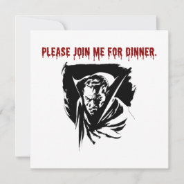 Vampire Dinner Einladung