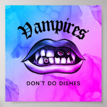 Vampire Do nicht Geschirr Funny Vaporwave