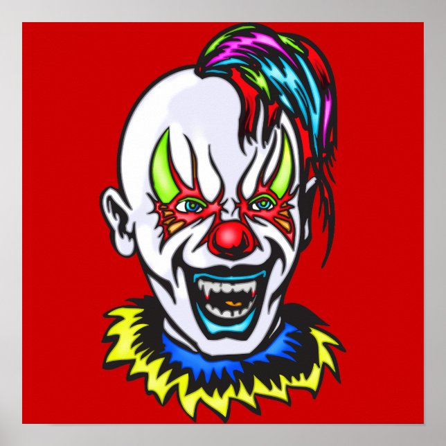Vampire Evil Clown Poster (Vorne)
