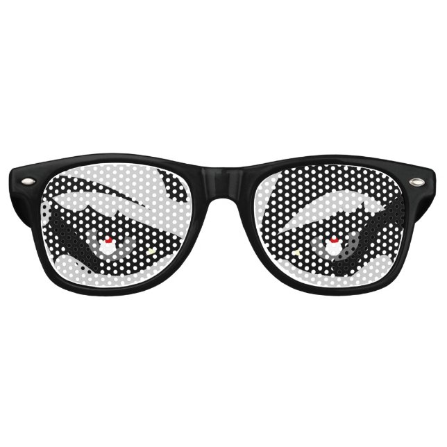Vampire Eyes Sonnenbrille Spaß Zombie Kostümgesche (Vorderseite)