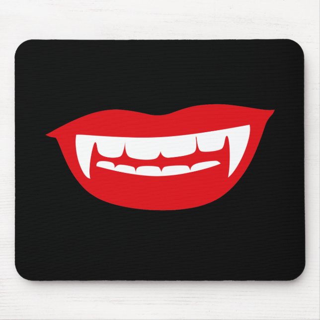 Vampire Fangs Mousepad (Vorne)
