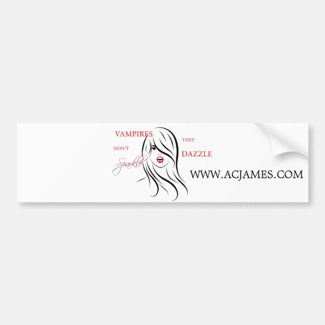 Vampire funkeln nicht, sie blenden autoaufkleber (Vorne)