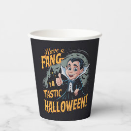 Vampire Funny haben ein Fang-Tastic Halloween Pappbecher