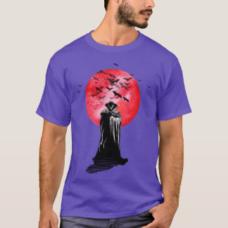 Vampire für Halloween-Retro T-Shirt