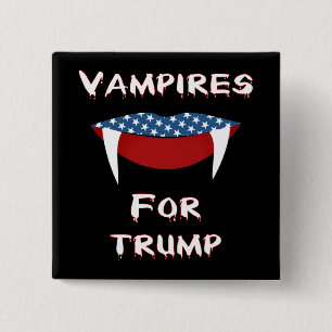 Vampire für Trumpf-Spaß-Halloween-Knopf Button