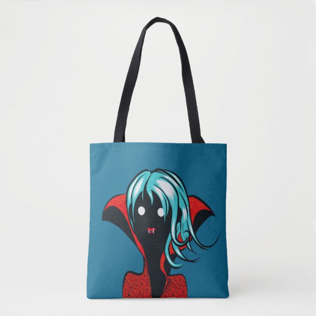 Vampire Girl Cartoon Whimsigoth Funny Goth (Vorderseite)