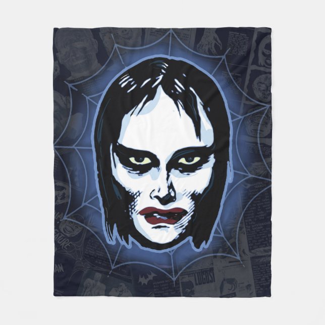 Vampire Girl (Horror) Fleecedecke (Vorderseite)