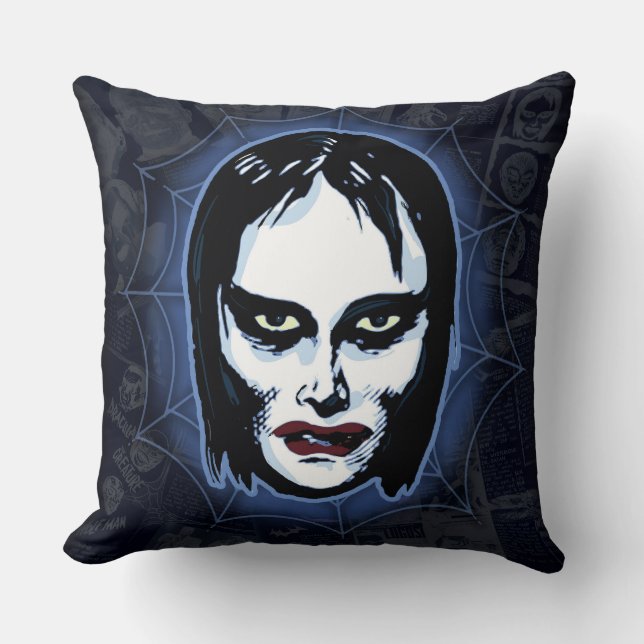 Vampire Girl (Horror) Kissen (Vorderseite)