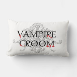 Vampire Groom Throw Kissen