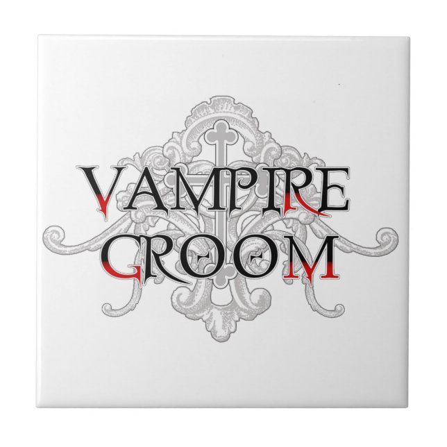 Vampire Groom Tile Fliese (Vorderseite)