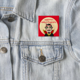 Vampire Halloween / Moon Button