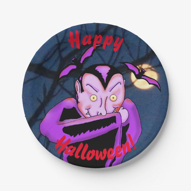 Vampire Halloween Paper Teller (Vorderseite)