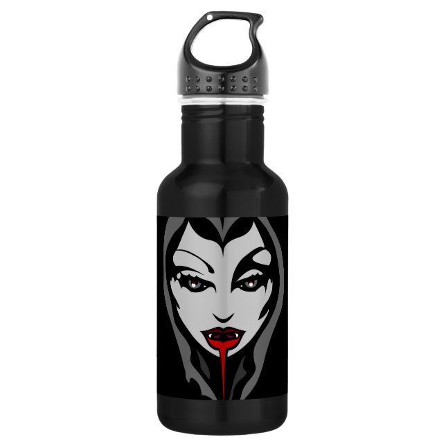 Vampire Halloween Sportflaschen Trinkflasche (Vorderseite)