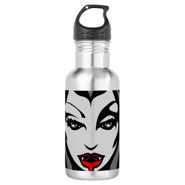 Vampire Halloween Sportflaschen Trinkflasche (Vorderseite)