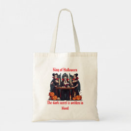 Vampire Halloween White Tote Tasche 🧛 ‍ ♂️ 🤍