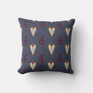 Vampire Hearts Pattern Kissen