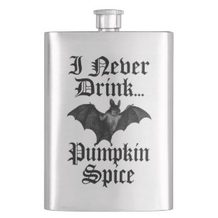 Vampire I Drink nie Pumpkin Gewürz Flachmann