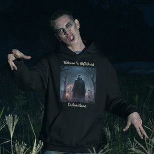 Vampire in Cemetary Hoodie