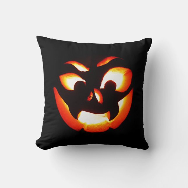 Vampire Jack-O-Lantern Kissen (Vorderseite)