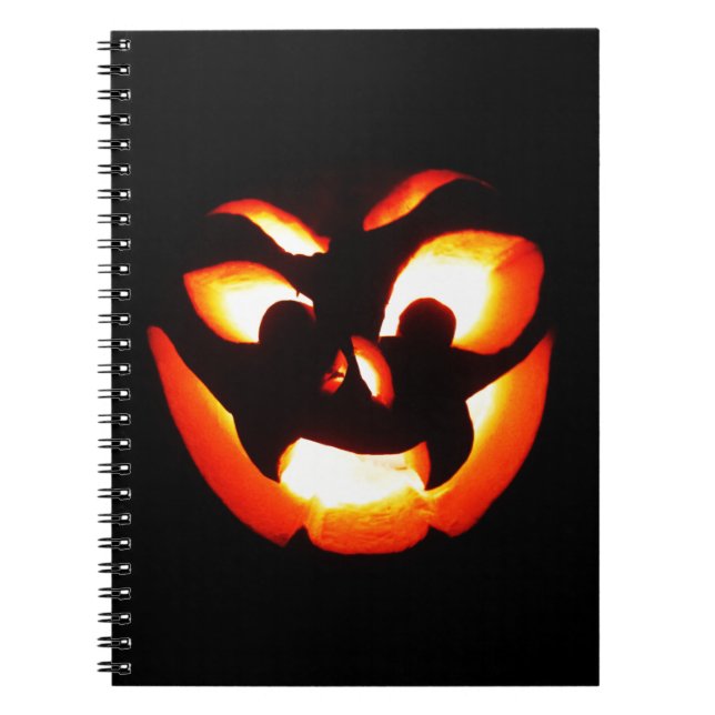 Vampire Jack-O-Lantern Notizblock (Vorderseite)