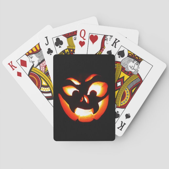 Vampire Jack-O-Lantern Spielkarten (Rückseite)