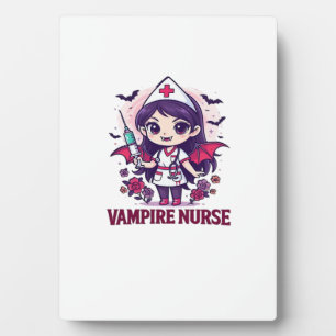 Vampire-Krankenschwester-Shirt � Lustiges Hallowee Fotoplatte