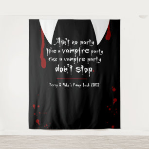 Vampire Lair Party Stoppen Sie Halloween nicht Wandteppich