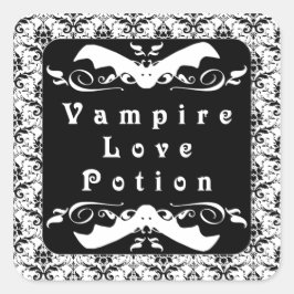 Vampire Liebe Potion (Schwarz) Halloween Stickers