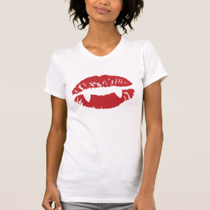 Vampire Lipes - ich laufe mit Vamps-T-Shirt T-Shirt