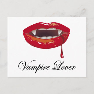 Vampire Lover Postkarte