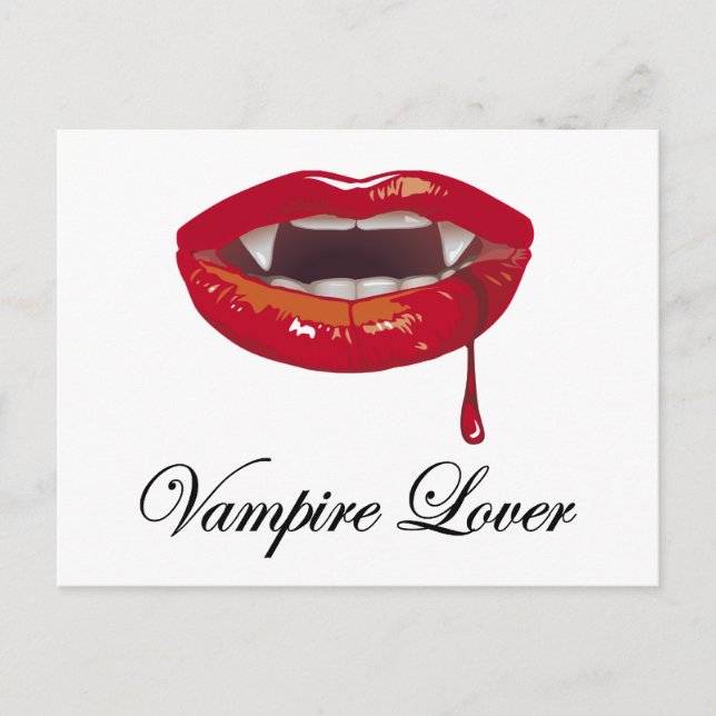 Vampire Lover Postkarte (Vorderseite)